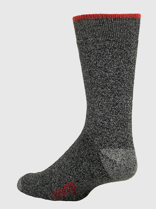 Mens Work Socks (3-Pack):Black:ONE SIZE