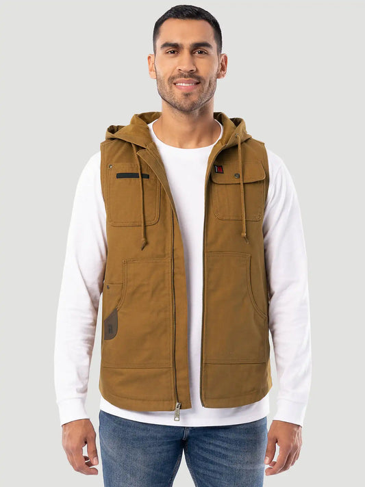 Men's RIGGS Workwear® Hooded Vest in Duck Brown
