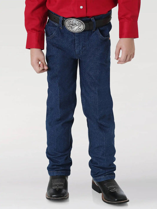 Boy's Prewashed Cowboy Cut® Original Fit Jean (8-20) in Prewashed Indigo