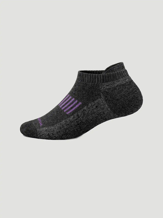 Womens Workwear No Show Socks 4 Pack:Grey:One Size