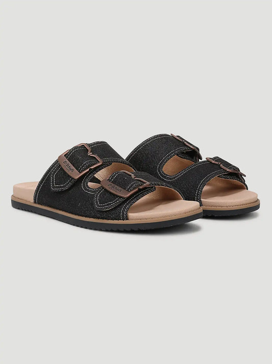 Dr. Scholl's x Wrangler Slide Sandal in Black