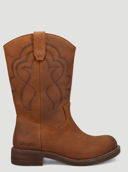 Women's Della Round-Toe Casual Boot in Bridle Brown