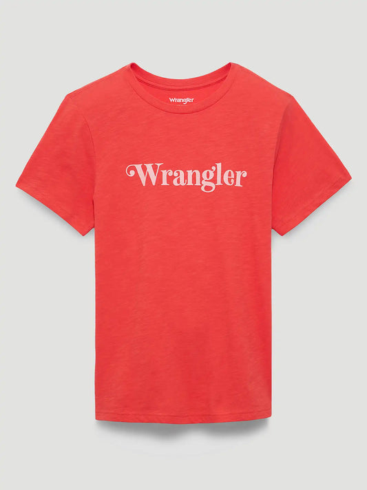 Curly Logo Reg Fit Graphic Tee in Cayenne