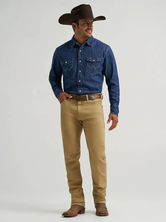 Premium Performance Tough Comfort Cowboy Cut® Regular Fit Canvas Jean in Kelp