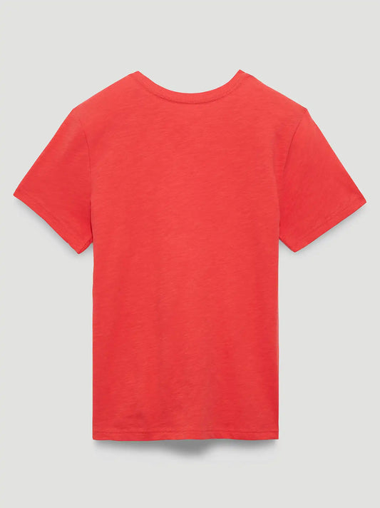Curly Logo Reg Fit Graphic Tee in Cayenne