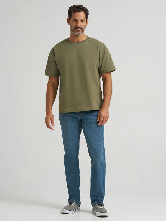 Wrangler® Five Star Premium Denim Comfort Stretch Straight Fit Jean in Tombstone