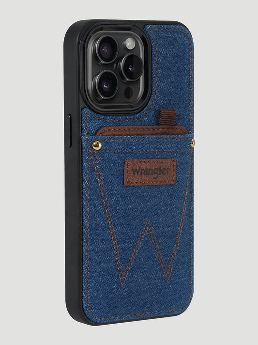 Smartphone Denim Card Holder Case:Denim:One Size: