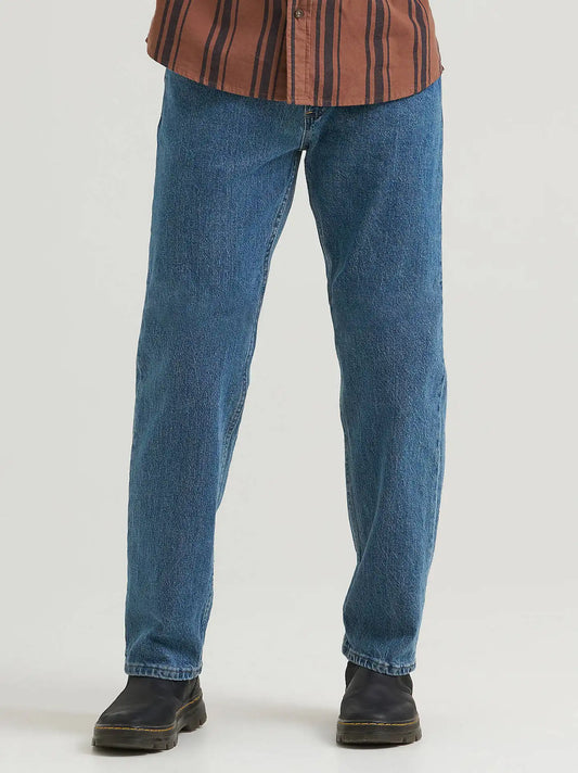 Wrangler® Five Star Premium Denim Comfort Stretch Regular Fit Jean in Dusk Blue
