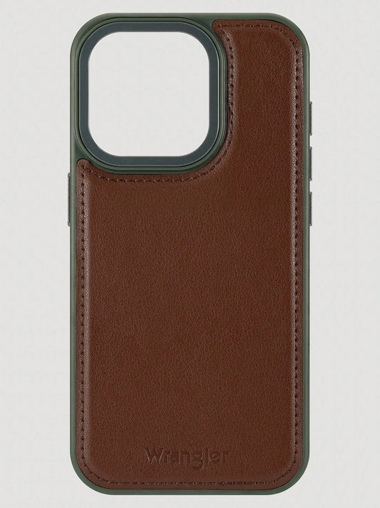 Smartphone Leather Case:Brown:15 Pro