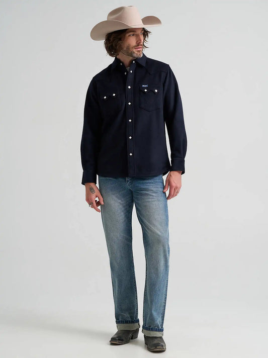 Wrangler® Cowboy Cut® Selvedge Blue Bell Jean in Ace