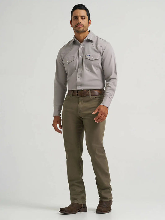 Premium Performance Tough Comfort Cowboy Cut® Regular Fit Canvas Jean in Sea Turtle