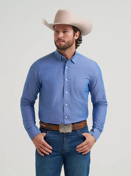 Men's Cody Johnson One Pocket Button Down Shirt in Arrow Dots
