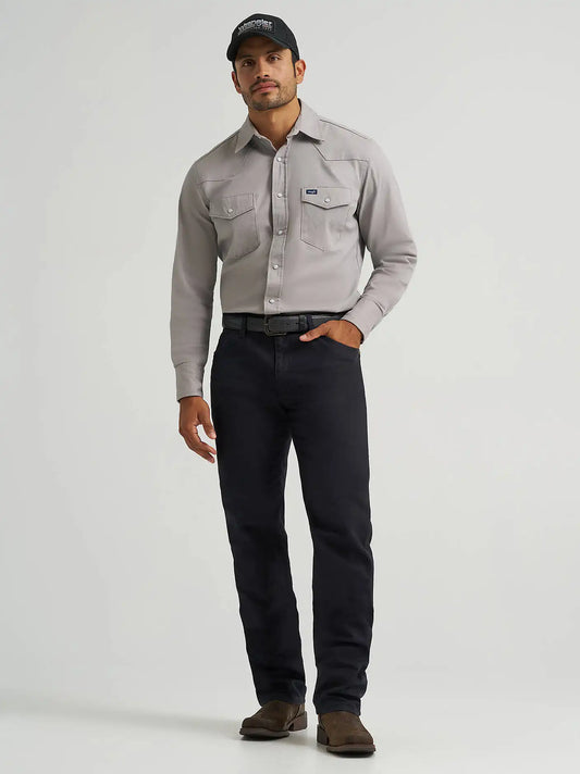 Premium Performance Tough Comfort Cowboy Cut® Regular Fit Canvas Jean in Black