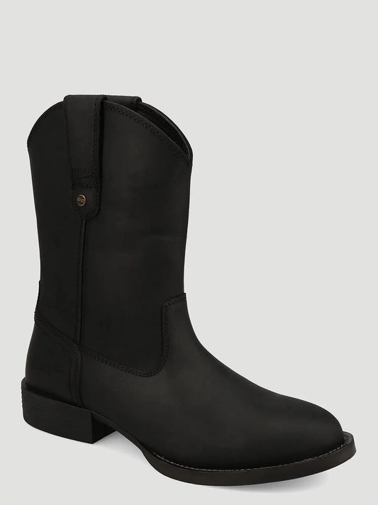 Men's Flint Roper Western Boot in Black