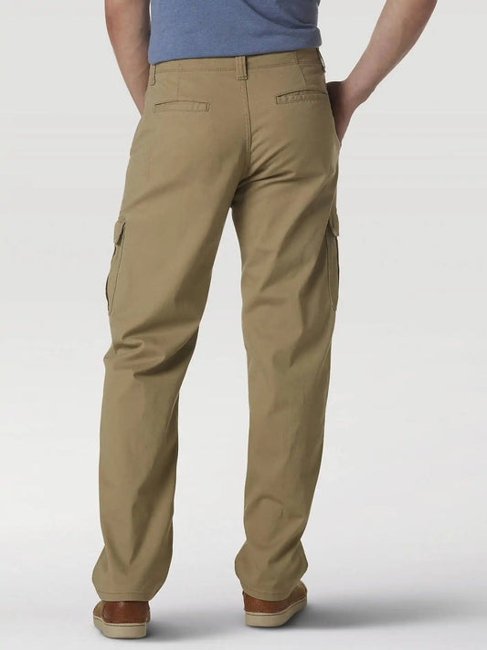 Wrangler® Men's Five Star Premium Relaxed Fit Flex Cargo Pant in Elmwood