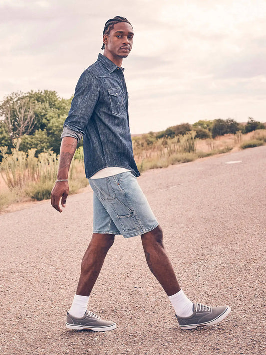 Men's Carpenter Short in Airy Blue