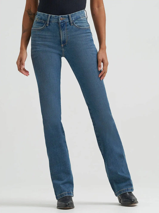 Women's Wrangler BESPOKE High Rise Bootcut Jean in Ada
