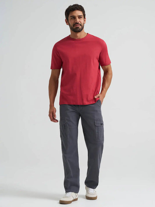 Wrangler® Men's Five Star Premium Relaxed Fit Flex Cargo Pant in Anthracite