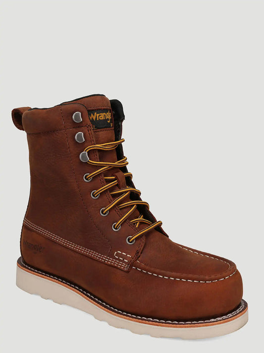 Men's Tyrell Lace-Up Work Boot in Saddle Tan