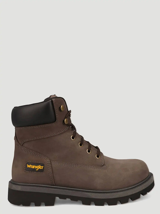 Men's Angus Lace-Up Work Boot in Grey