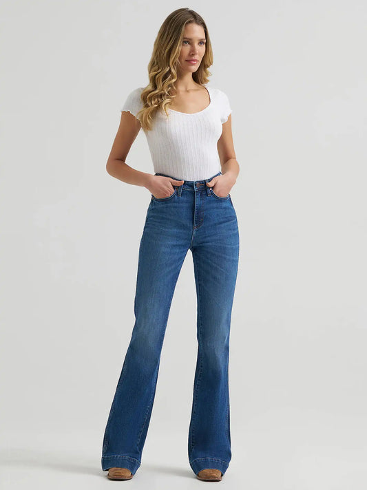 Women's Wrangler Retro® Bailey High Rise Trouser Jean in Georgina