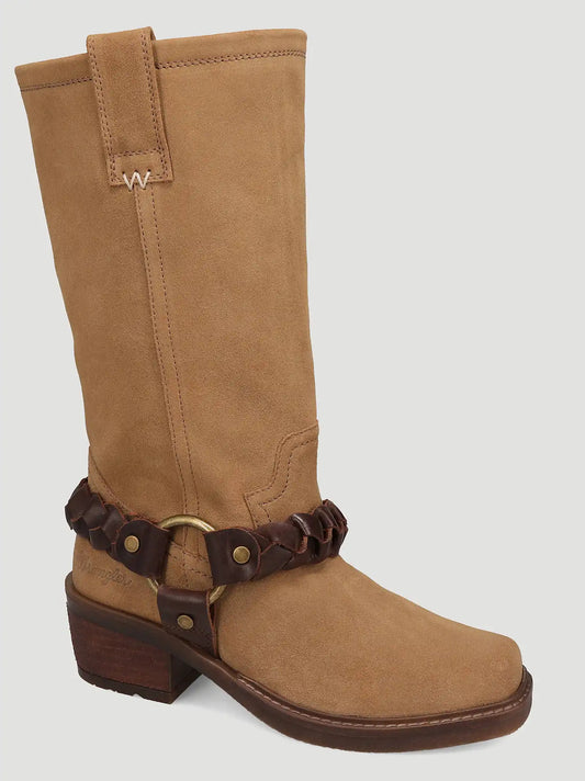 Women's Blythe Square-Toe Harness Casual Boot in Tobacco