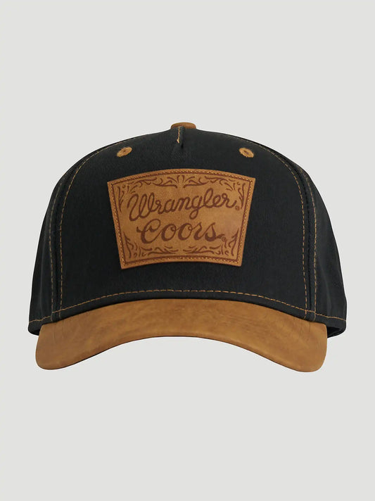 Wrangler x Coors Faux Leather Cap:Black:OS