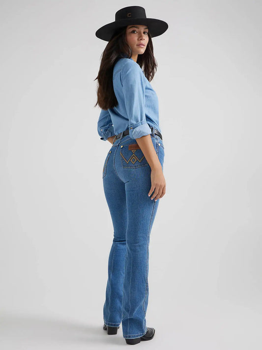 Wrangler x Kendra Scott Bootcut Jean:Medium Wash:24:32