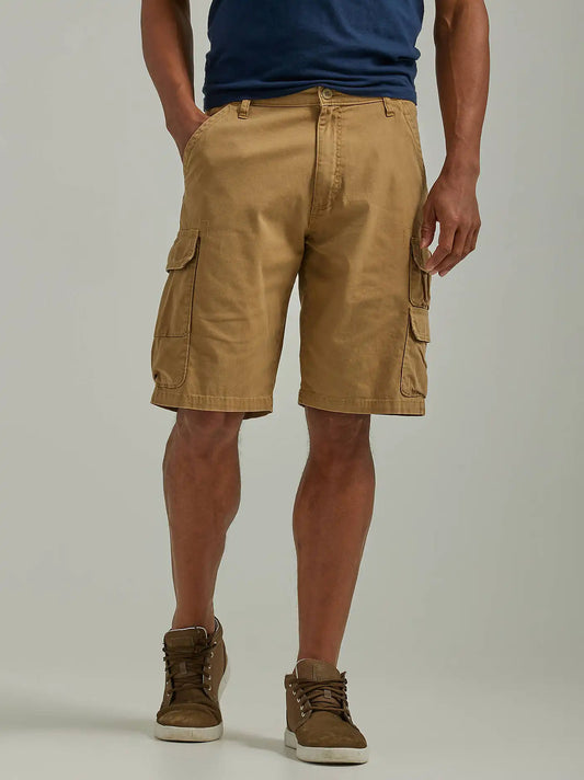 Wrangler® Men's Five Star Premium Stacked Cargo Short in Acorn