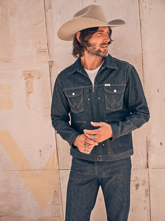 Men's Cone Denim® White Oak Selvedge Jacket in Raw Indigo