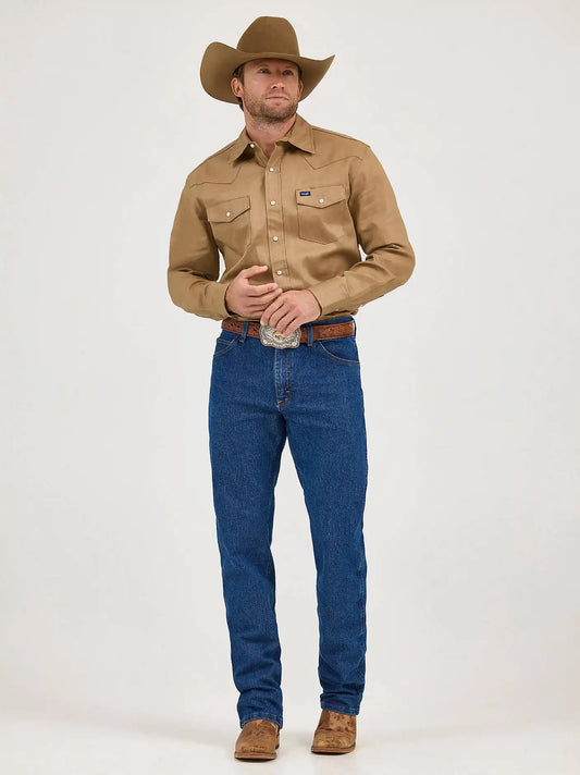 Premium Performance Advanced Comfort Cowboy Cut® Regular Fit Jean in Mid Stone