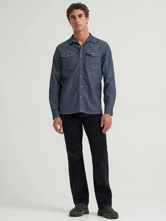 Men's Corduroy 5 Pocket Pant in Jet Black