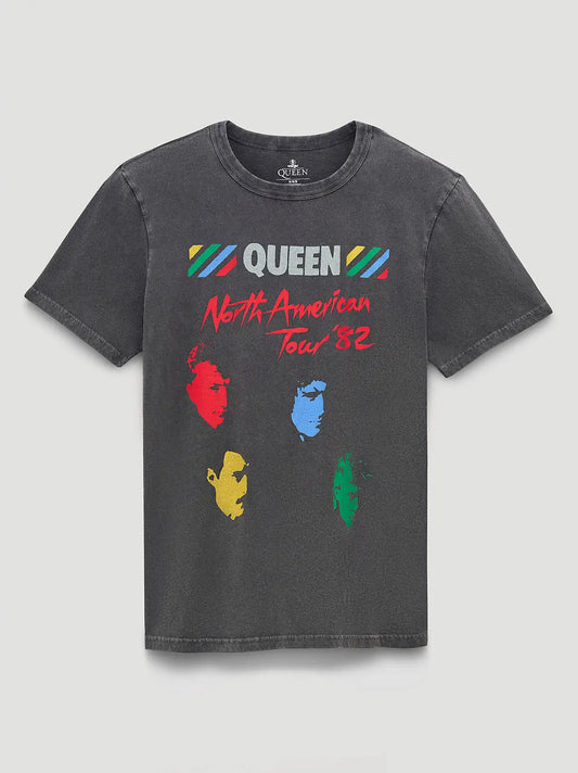 Queen Colorblock Graphic T-Shirt in Asphalt
