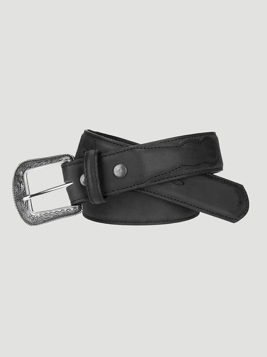 Men's Western Billet Belt in Black