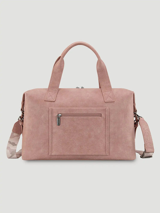 Camo Print Satchel:Pink:One Size