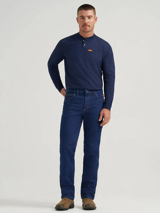 Wrangler® FR Flame Resistant Slim Fit Jean in Prewash