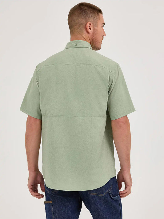 Wrangler RIGGS Workwear® Lightweight Vented Work Shirt in Hedge Green