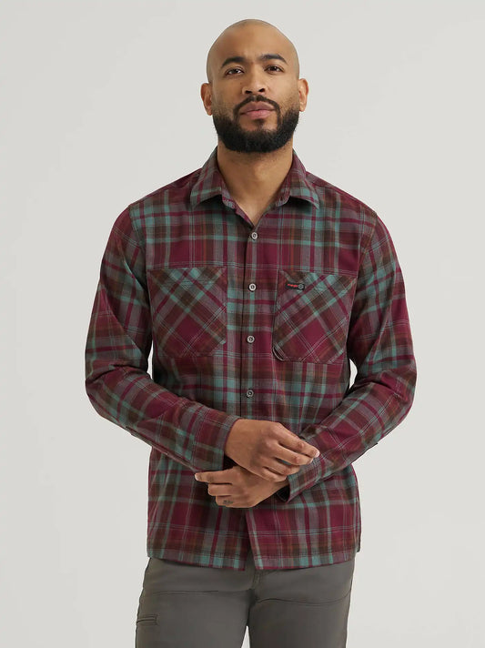 Wrangler ATG™ Men's Adventure 365 Shirt in Fig