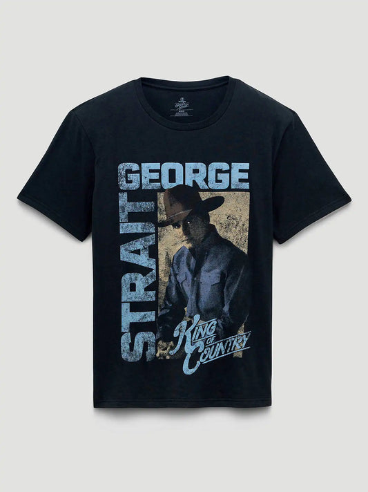 George Strait Snaps Graphic T-Shirt in Jet Black