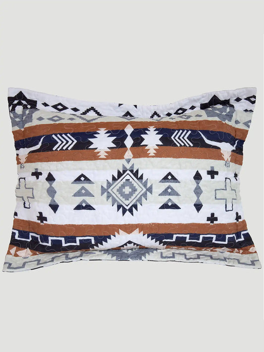 Wrangler Twin Quilted Bedding Set:White:Twin