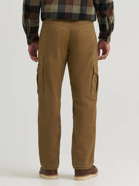 Men's Fleece Lined Cargo Pant in Kangaroo