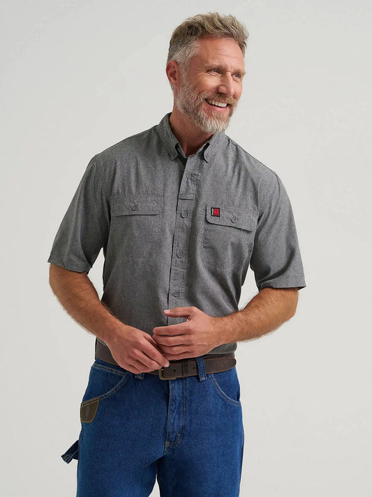 Wrangler® RIGGS Workwear® Lightweight Work Shirt in Asphalt
