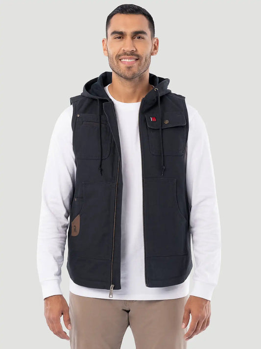Men's RIGGS Workwear® Hooded Vest in Dark Navy