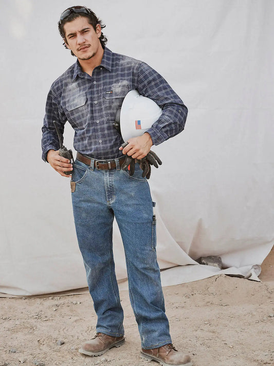 Wrangler® RIGGS Workwear® Performance Carpenter Jean in Mid Wash