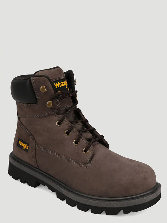 Men's Angus Lace-Up Work Boot in Grey