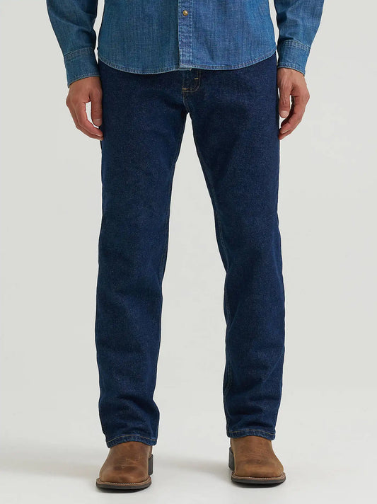Wrangler® Five Star Premium Denim Comfort Stretch Regular Fit Jean in Midnight Stretch