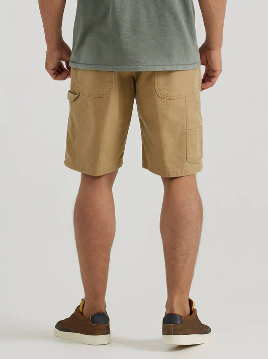 Men's Wrangler® Five Star Premium Carpenter Shorts in Harvest Brown