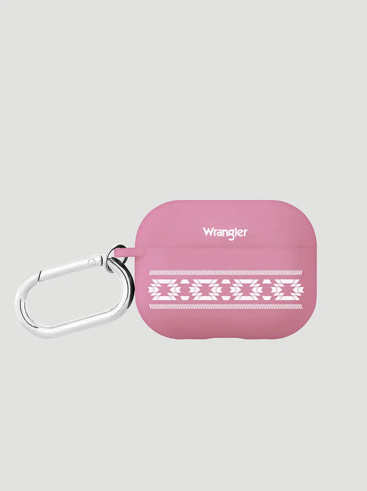 Earbuds Case with Carabiner:Dark Pink Multi:One Size: