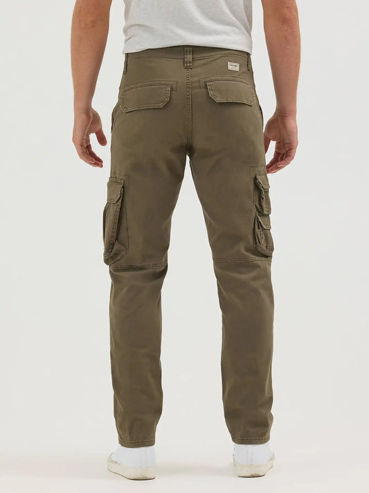 Men's Wrangler Flex Tapered Cargo Pant in Pine Green