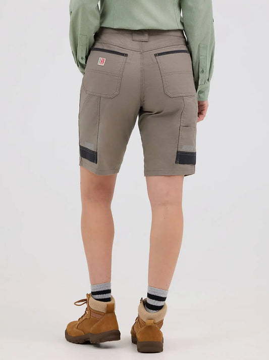 Women's Wrangler RIGGS Workwear® Technical Carpenter Short in Dark Khaki